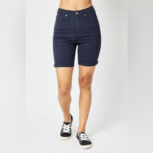 Judy Blue Full Size High Waist Tummy Control Bermuda Shorts